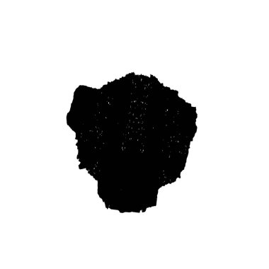 Grunge mürekkep sıçramasının basit illüstrasyonu