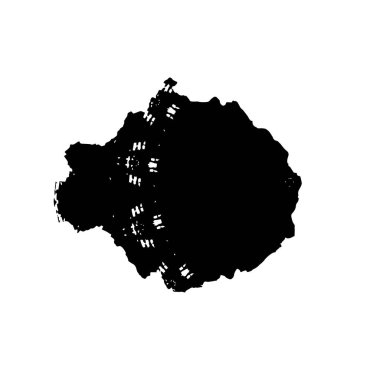 Grunge mürekkep sıçramasının basit illüstrasyonu