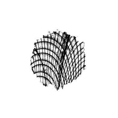 Grunge mürekkep sıçramasının basit illüstrasyonu