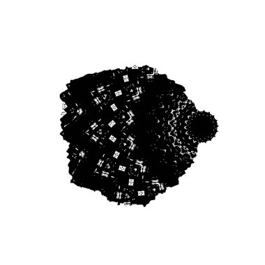 Grunge mürekkep sıçramasının basit illüstrasyonu