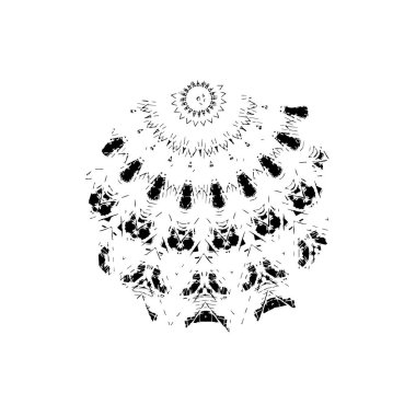 Grunge mürekkep sıçramasının basit illüstrasyonu