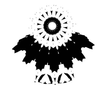 Grunge mürekkep sıçramasının basit illüstrasyonu