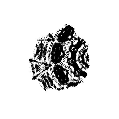 Grunge mürekkep sıçramasının basit illüstrasyonu