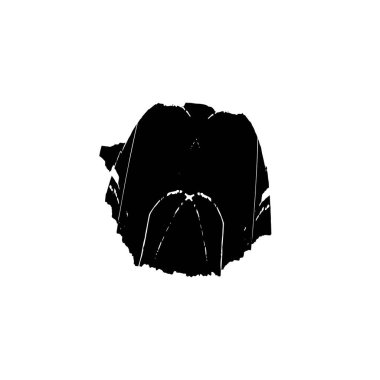 Grunge mürekkep sıçramasının basit illüstrasyonu