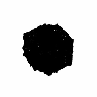 Grunge mürekkep sıçramasının basit illüstrasyonu