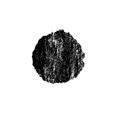 Beyaz arkaplanda soyut grunge siyah nokta izole