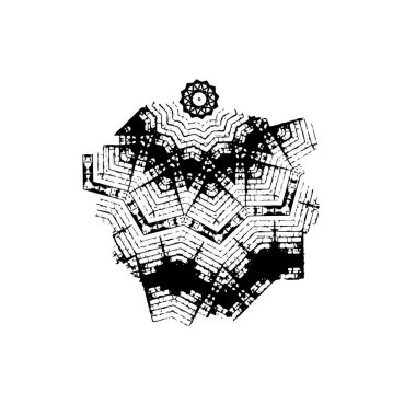 Grunge mürekkep sıçramasının basit illüstrasyonu