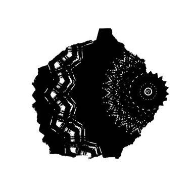 Grunge mürekkep sıçramasının basit illüstrasyonu