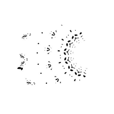 Grunge mürekkep sıçramasının basit illüstrasyonu