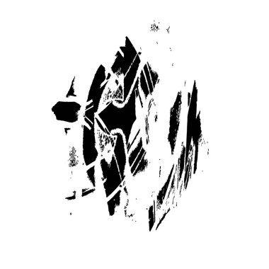 Grunge mürekkep sıçramasının basit illüstrasyonu