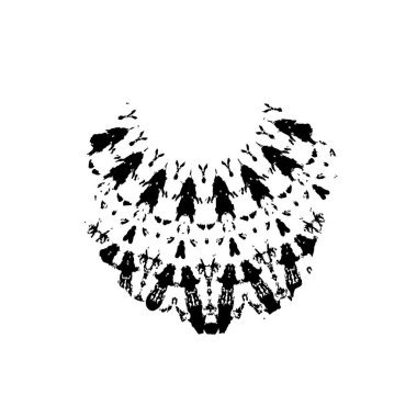 Grunge mürekkep sıçramasının basit illüstrasyonu