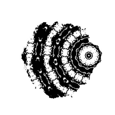 Grunge mürekkep sıçramasının basit illüstrasyonu