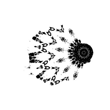 siyah ve beyaz monokrom yıpranmış arka plan soyut dokusu 