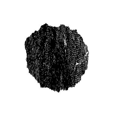 Beyaz arkaplanda soyut grunge lekesi, vektör illüstrasyonu