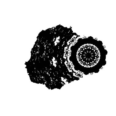 siyah ve beyaz monokrom yıpranmış arka plan soyut dokusu 