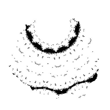 siyah ve beyaz monokrom yıpranmış arka plan soyut dokusu 