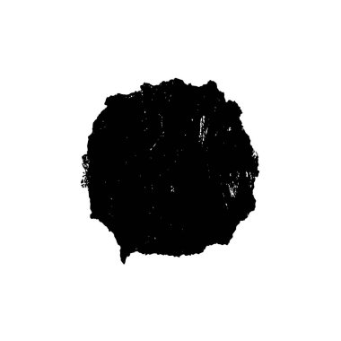 Beyaz arkaplanda soyut grunge lekesi, vektör illüstrasyonu