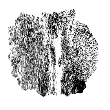 Beyaz arkaplanda soyut grunge lekesi, vektör illüstrasyonu