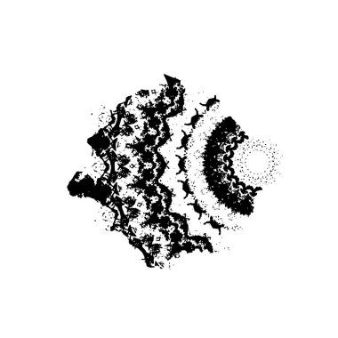siyah ve beyaz monokrom yıpranmış arka plan soyut dokusu 
