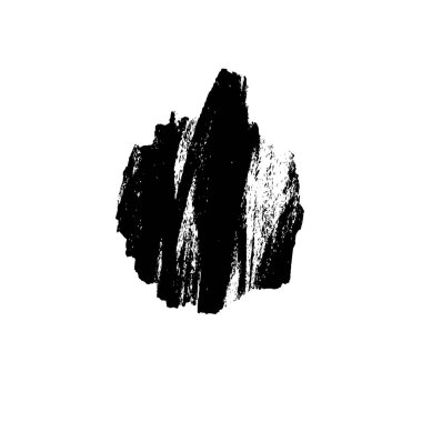 grunge siyah vektör fırçası