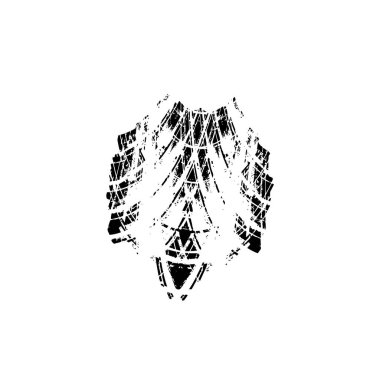 siyah ve beyaz monokrom yıpranmış arka plan soyut dokusu 