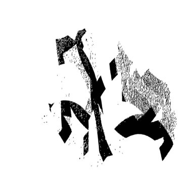 siyah ve beyaz monokrom yıpranmış arka plan soyut dokusu 