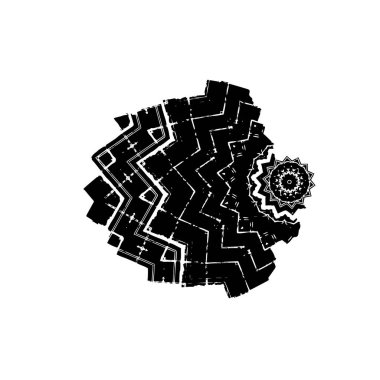 siyah ve beyaz monokrom yıpranmış arka plan soyut dokusu 