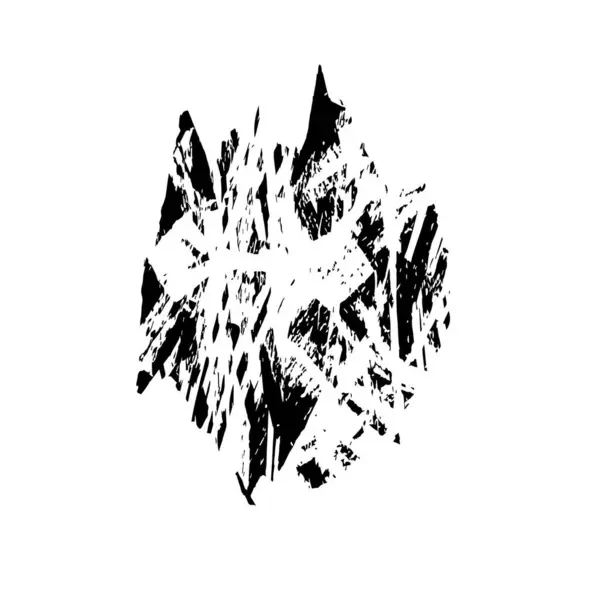 Pete Abstracte Negre Grunge Fundal Alb Ilustrație Vectorială — Vector de stoc