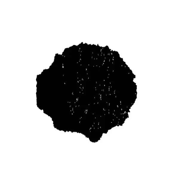 Astratto Grunge Macchia Nera Sfondo Bianco Illustrazione Vettoriale — Vettoriale Stock