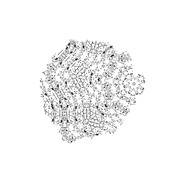 Grunge mürekkep sıçramasının basit illüstrasyonu