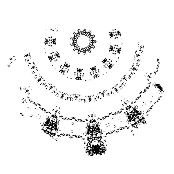 Grunge mürekkep sıçramasının basit illüstrasyonu