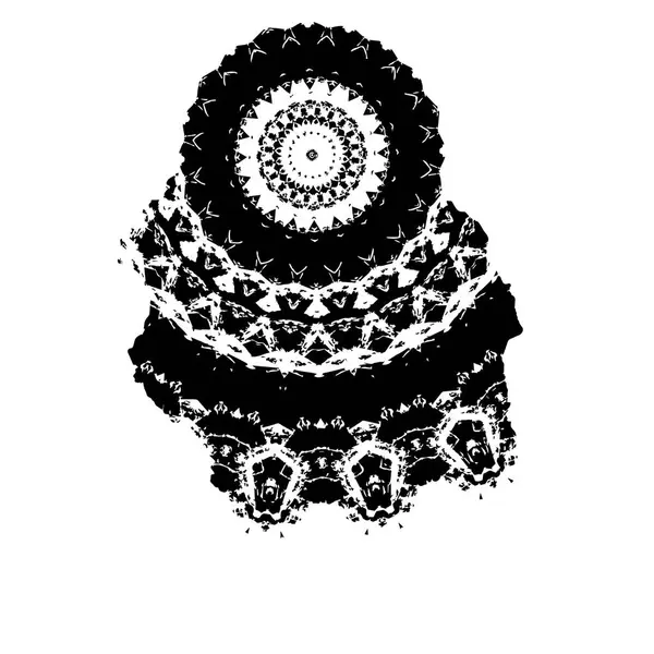 Grunge mürekkep sıçramasının basit illüstrasyonu