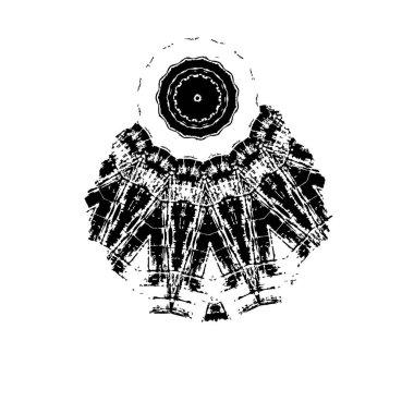 siyah ve beyaz monokrom yıpranmış arka plan soyut dokusu 