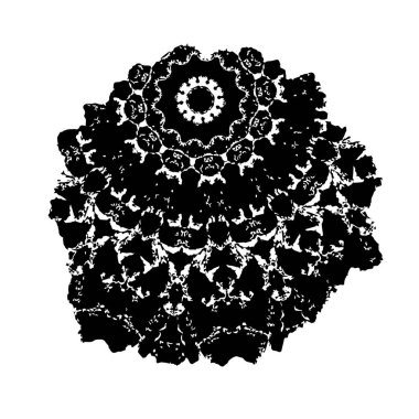 Soyut tek renkli arkaplan. Siyah ve beyaz vektör çizimi