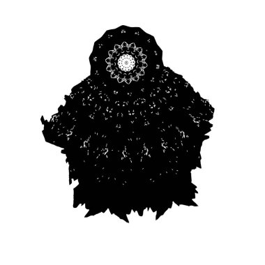 Soyut tek renkli arkaplan. Siyah ve beyaz vektör çizimi