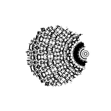 Soyut tek renkli arkaplan. Siyah ve beyaz vektör çizimi