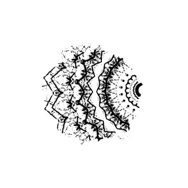 siyah ve beyaz monokrom yıpranmış arka plan soyut dokusu 
