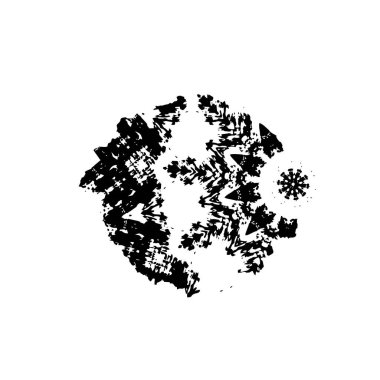 siyah ve beyaz monokrom yıpranmış arka plan soyut dokusu 