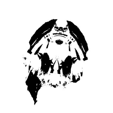 Grunge dokuyu örtüyor. Soyut siyah beyaz arka plan. Tek renkli vintage yüzey        