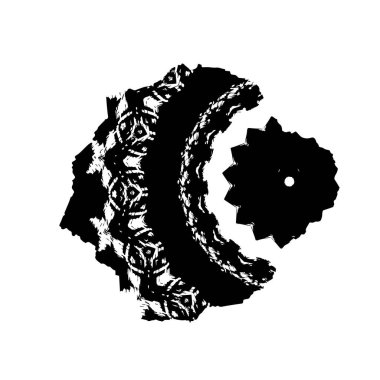 siyah ve beyaz monokrom yıpranmış arka plan soyut dokusu 