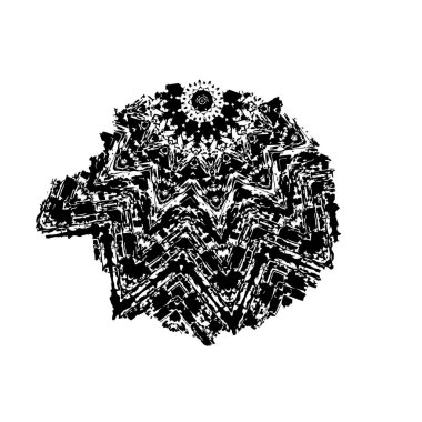 Soyut tek renkli arkaplan. Siyah ve beyaz vektör çizimi