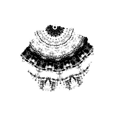 Soyut tek renkli arkaplan. Siyah ve beyaz vektör çizimi