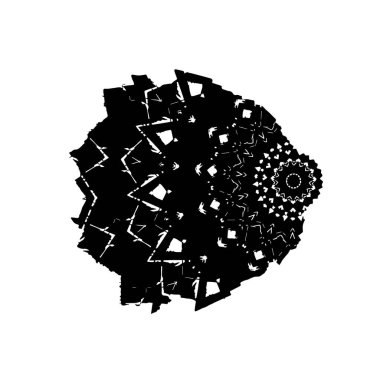 Soyut tek renkli arkaplan. Siyah ve beyaz vektör çizimi