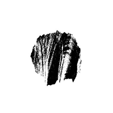 siyah fırça darbesi ve doku. grunge soyut el - boyanmış elementler.