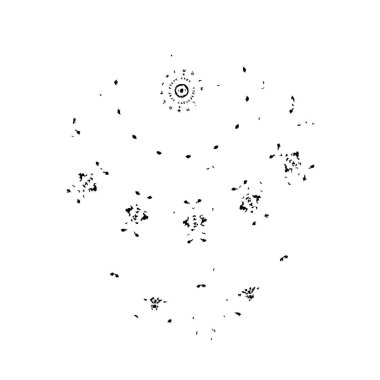 Soyut tek renkli arkaplan. Siyah ve beyaz vektör çizimi