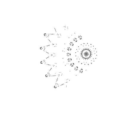 Soyut tek renkli arkaplan. Siyah ve beyaz vektör çizimi