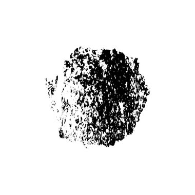 Beyaz arkaplanda soyut mürekkep lekesi, vektör illüstrasyonu