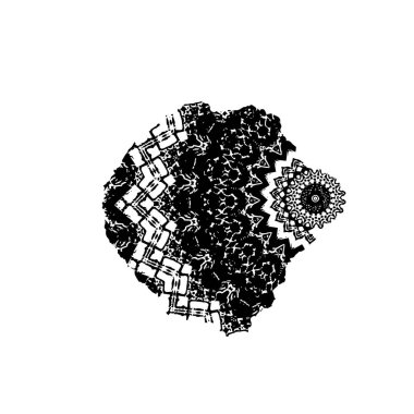 siyah ve beyaz monokrom yıpranmış arka plan soyut dokusu 