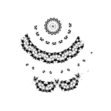 siyah ve beyaz monokrom yıpranmış arka plan soyut dokusu 