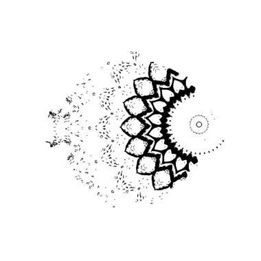 siyah ve beyaz monokrom yıpranmış arka plan soyut dokusu 